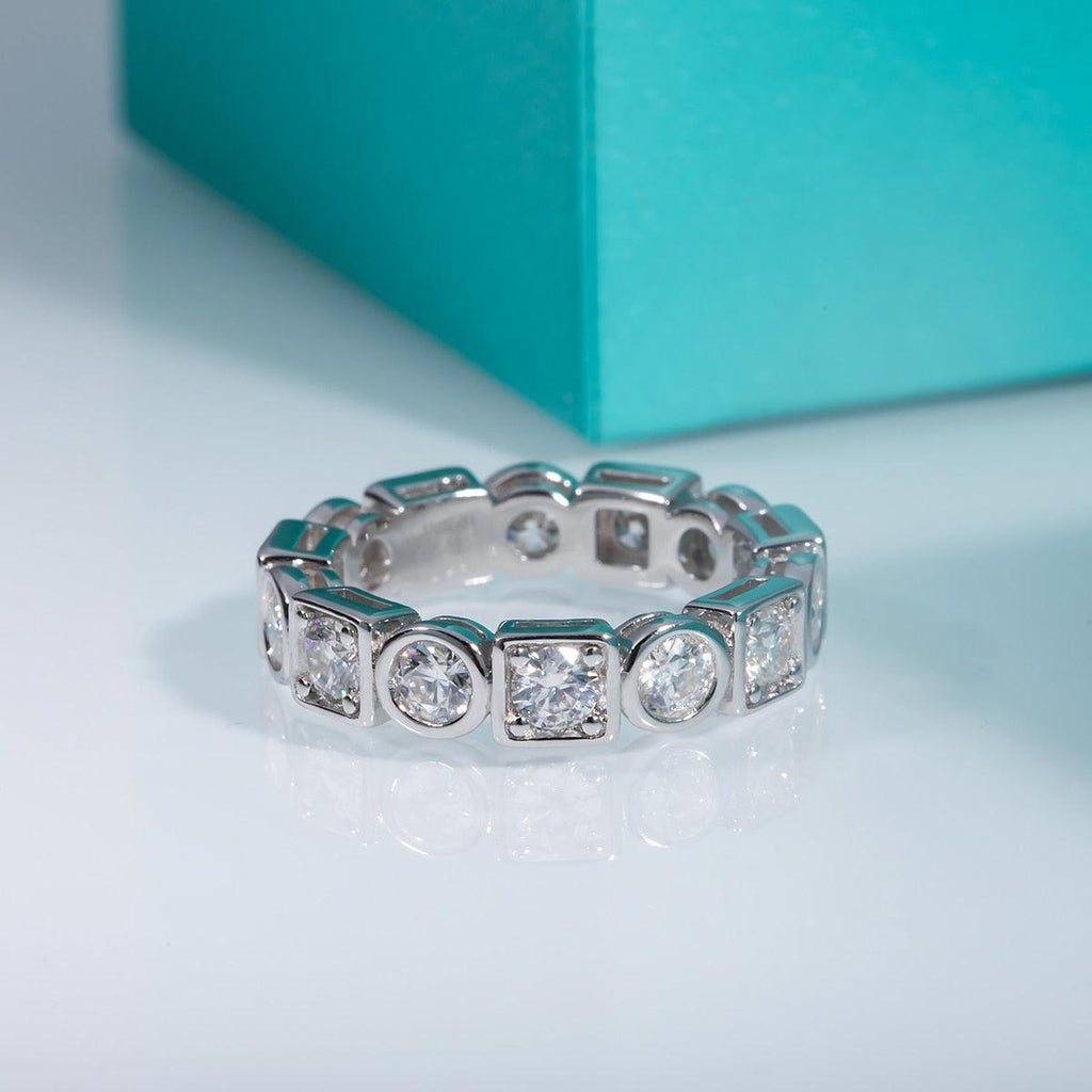 Dazzling Row Eternity Ring