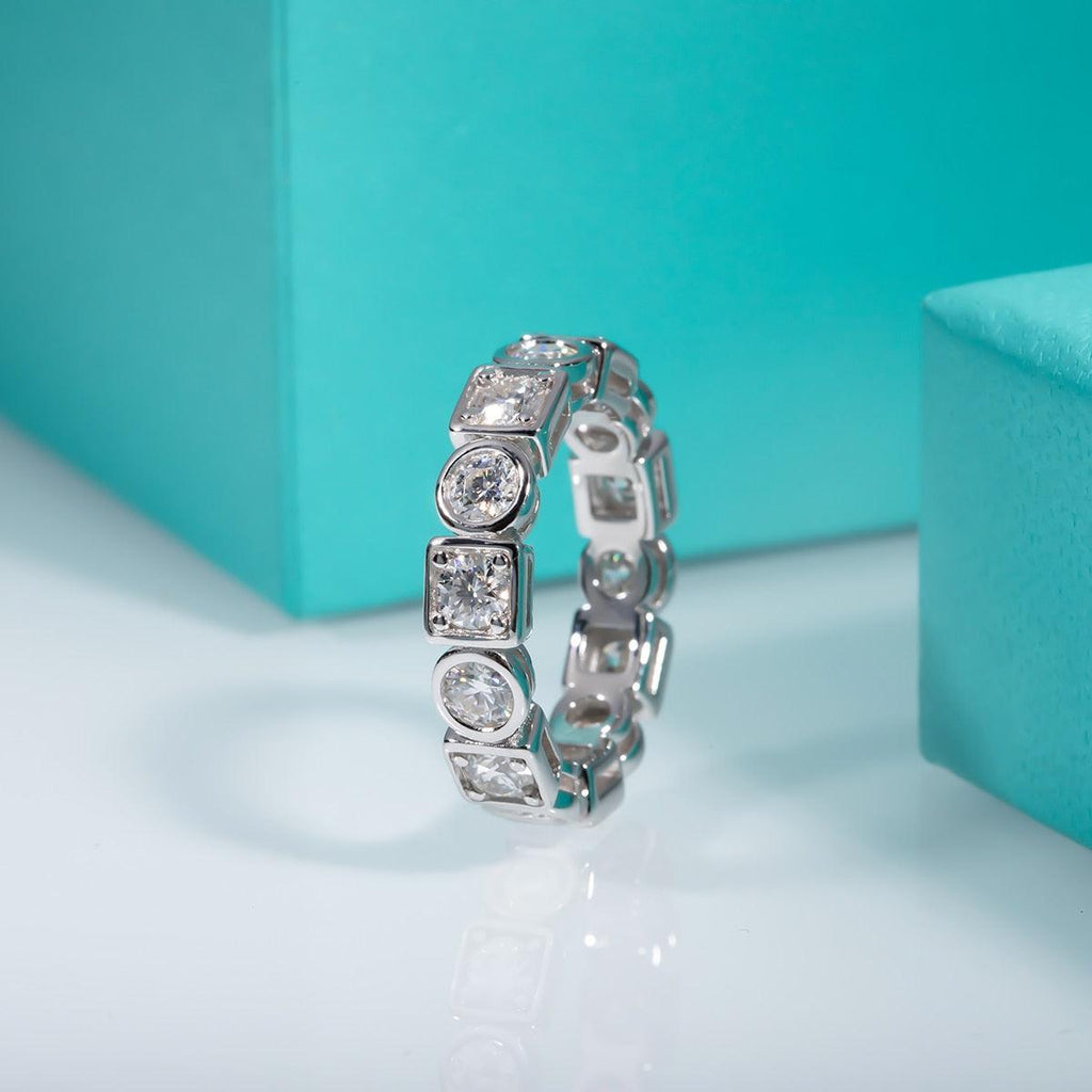 Dazzling Row Eternity Ring