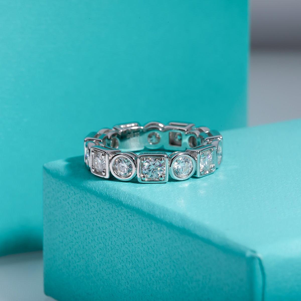 Dazzling Row Eternity Ring