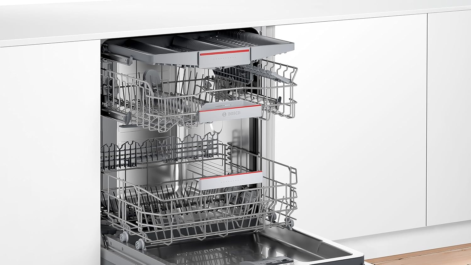 Bosch Serie 4, Vollintegrierter Geschirrspüler, 60 cm, SMV4ECX21E