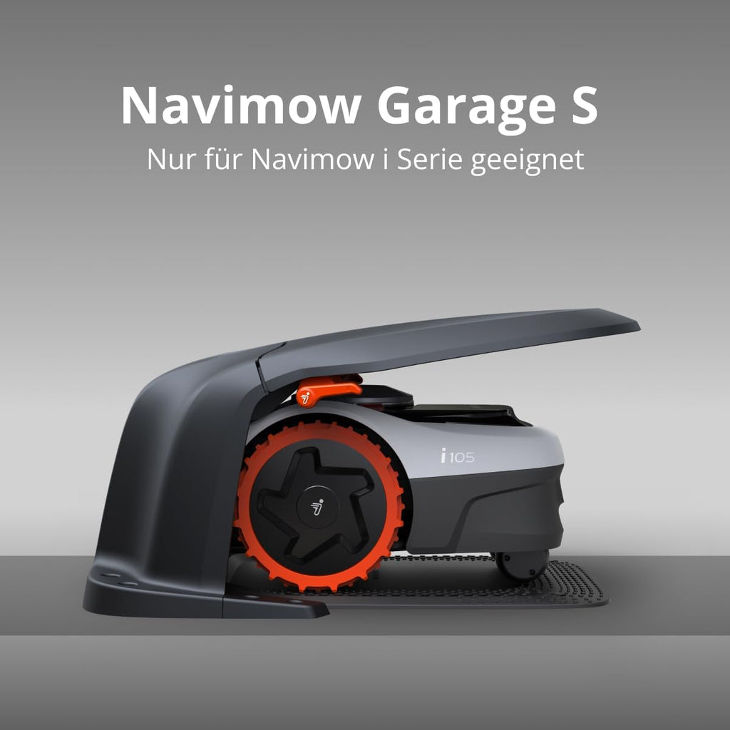 Navimow Garage S, Hochklappbar, Keine Signalblockierung, Schutz vor Sonne und Regen, Zubehör für Mähroboter Navimow i105E, i108E