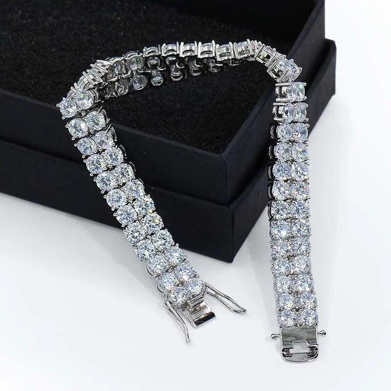 Double Row Tennis Bracelet