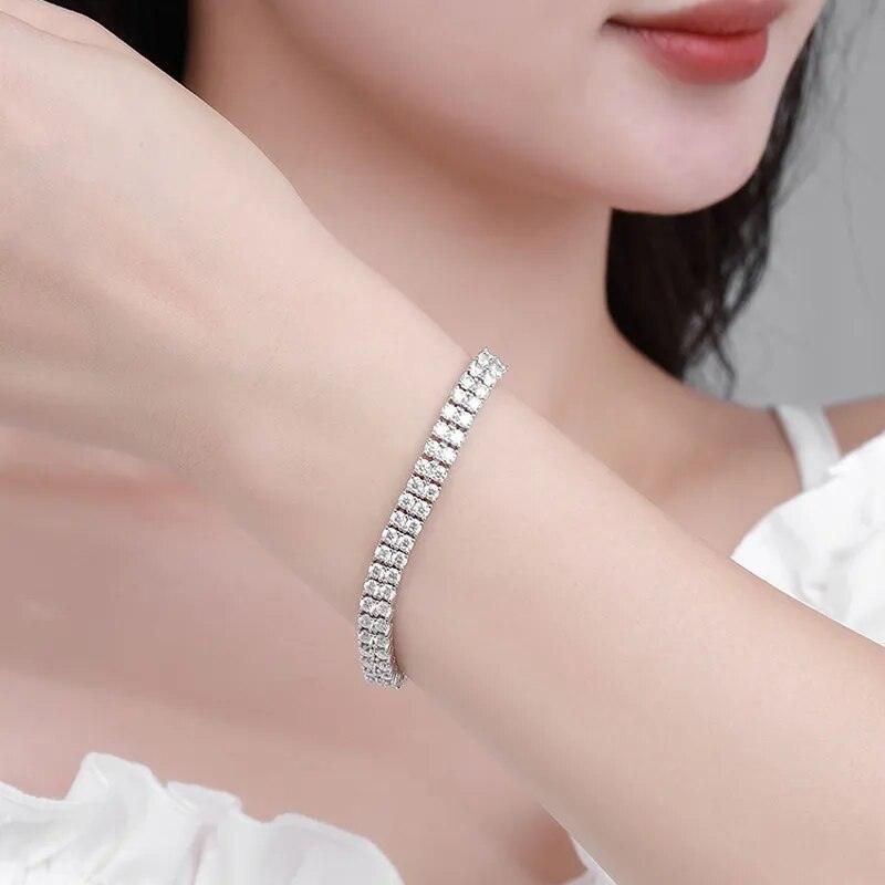Double Row Tennis Bracelet