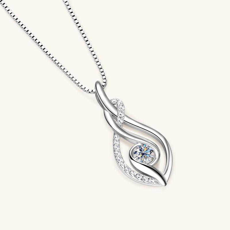 Double Twist Pendant Necklace