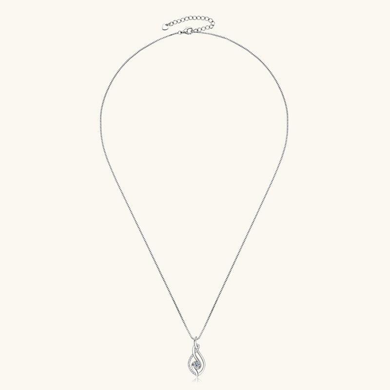 Double Twist Pendant Necklace