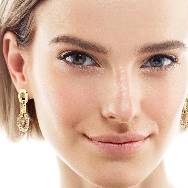 Drop Stud Earrings