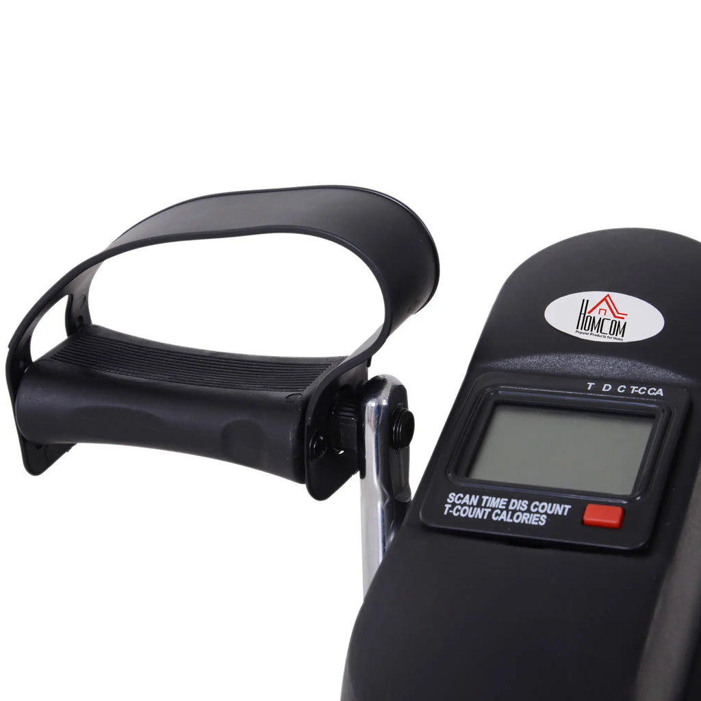 HOMCOM Mini Bike Pedaltrainer mit LCD-Display, verstellbarer Widerstand