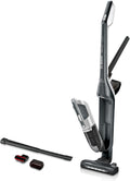 Bosch Akku-Staubsauger Flexxo 2in1 Serie 4 BBH32101, kabelloser Handstaubsauger, beutellos, hohe Saugleistung, Lange Laufzeit, Kurze Ladezeit, Fugendüse, alle Bodenarten, schwarz
