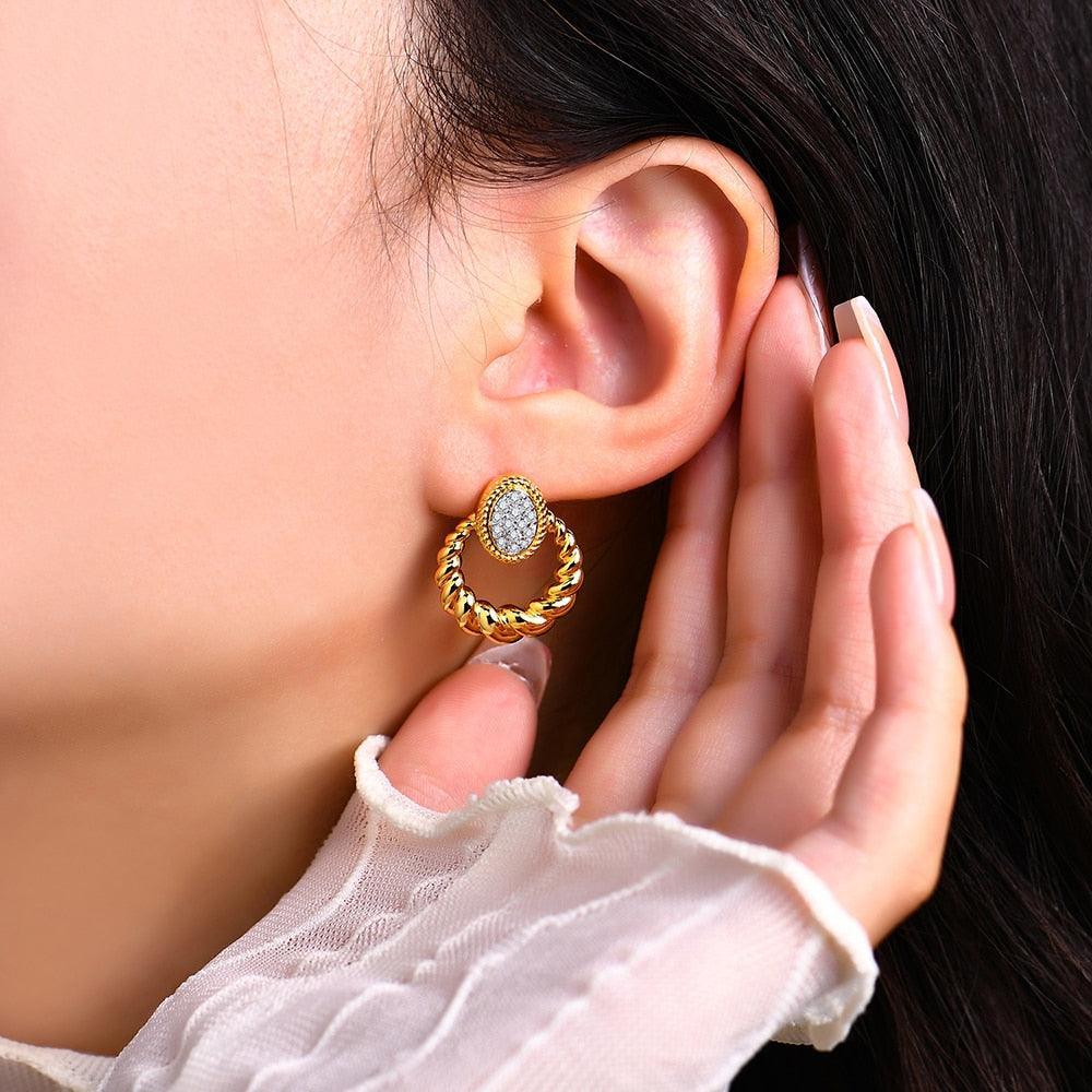 Elegant Stud Earrings