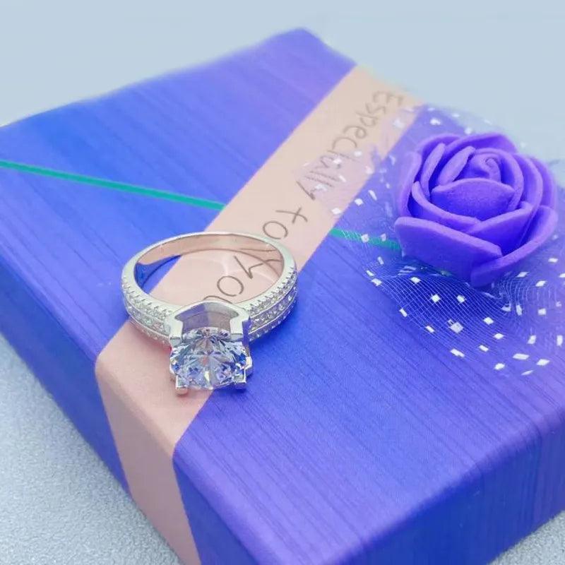 Engagement Moissanite Ring