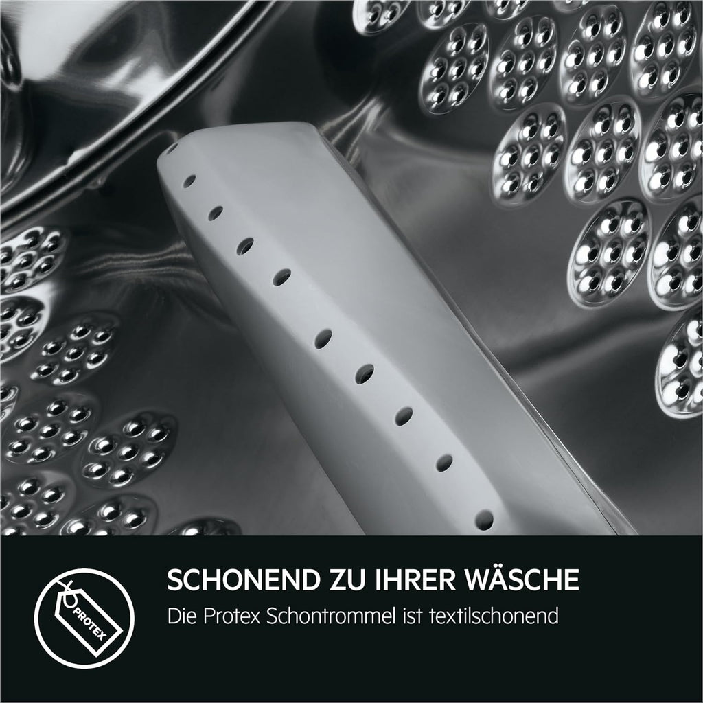 AEG L7WBA60680 Waschtrockner / DualSense - schonende Pflege / 8 kg Waschen / 5 kg Trocknen / D / energiesparend / Mengenautomatik / Nachlegefunktion / ProSteam - Auffrischfunktion / 1600 U/min Weiß