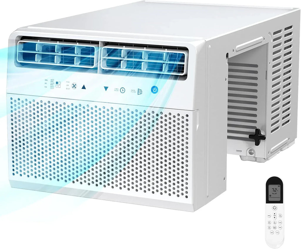 Antarctic Star U-Shaped Air Conditioner Window 12000BTU Ultra Quiet Window Air Conditioner Cools