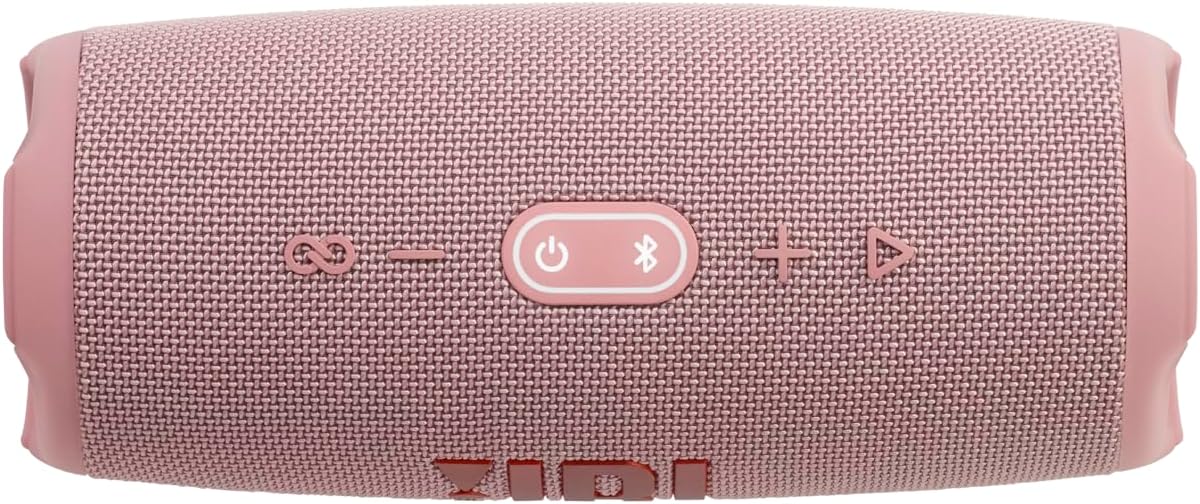 JBL Charge 5 Bluetooth-Lautsprecher in Schwarz – Wasserfeste, portable Boombox mit integrierter Powerbank – Eine Akku-Ladung für bis zu 20 Stunden kabellosen Musikgenuss