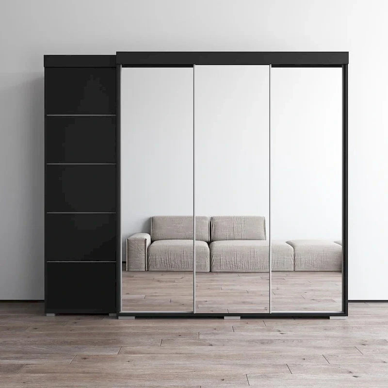Three-Mirror Wardrobe