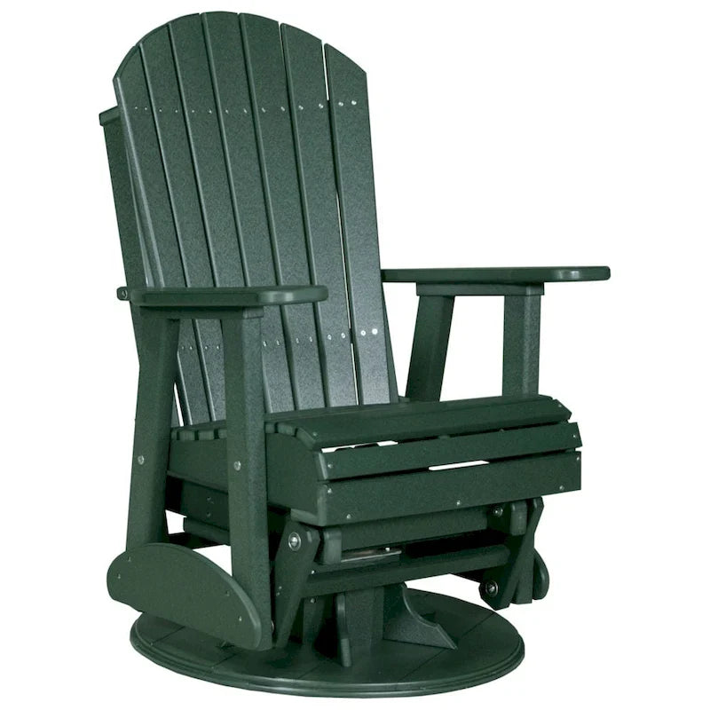 Poly Lumber Adirondack Swivel Glider Chair