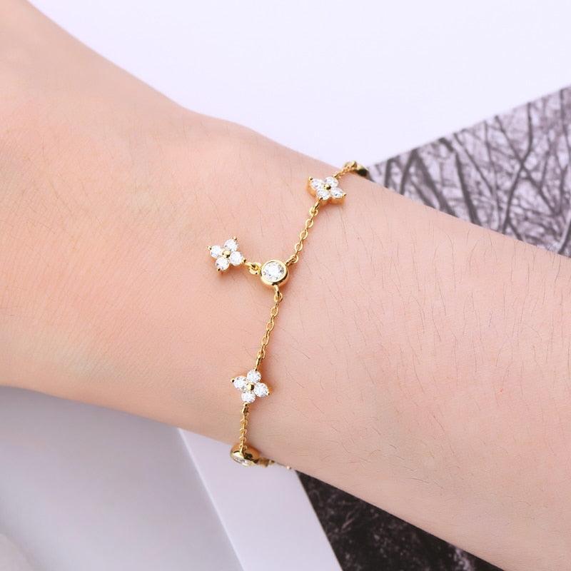 Four-Leaf Clover Bracelet