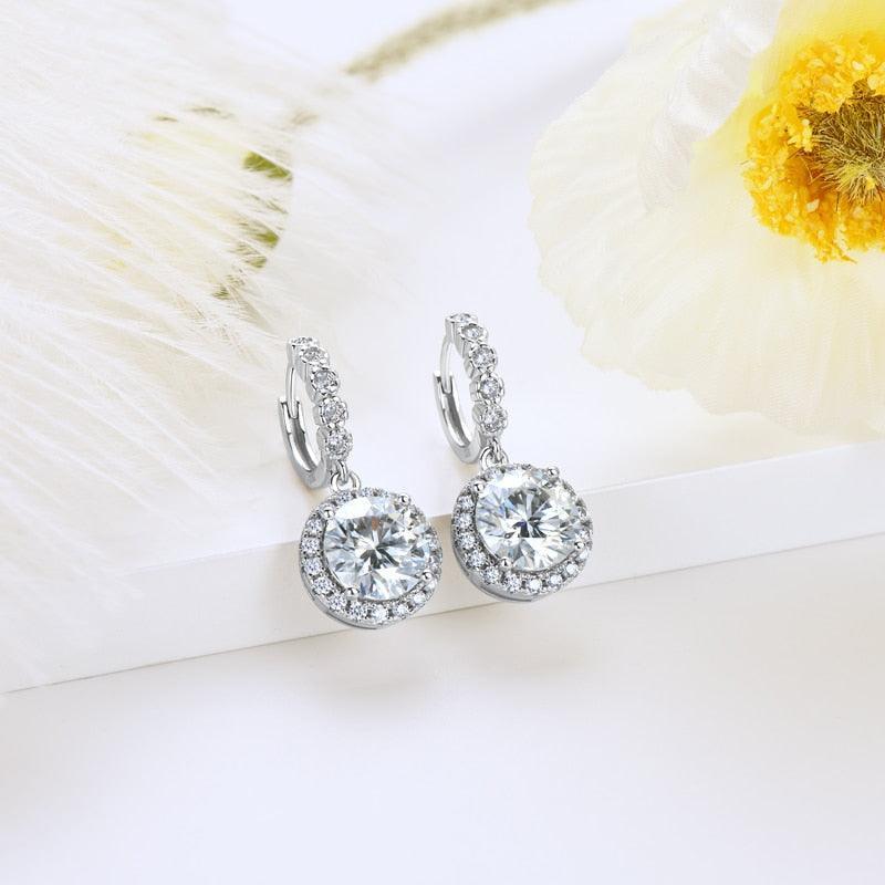 Halo Drop Earrings