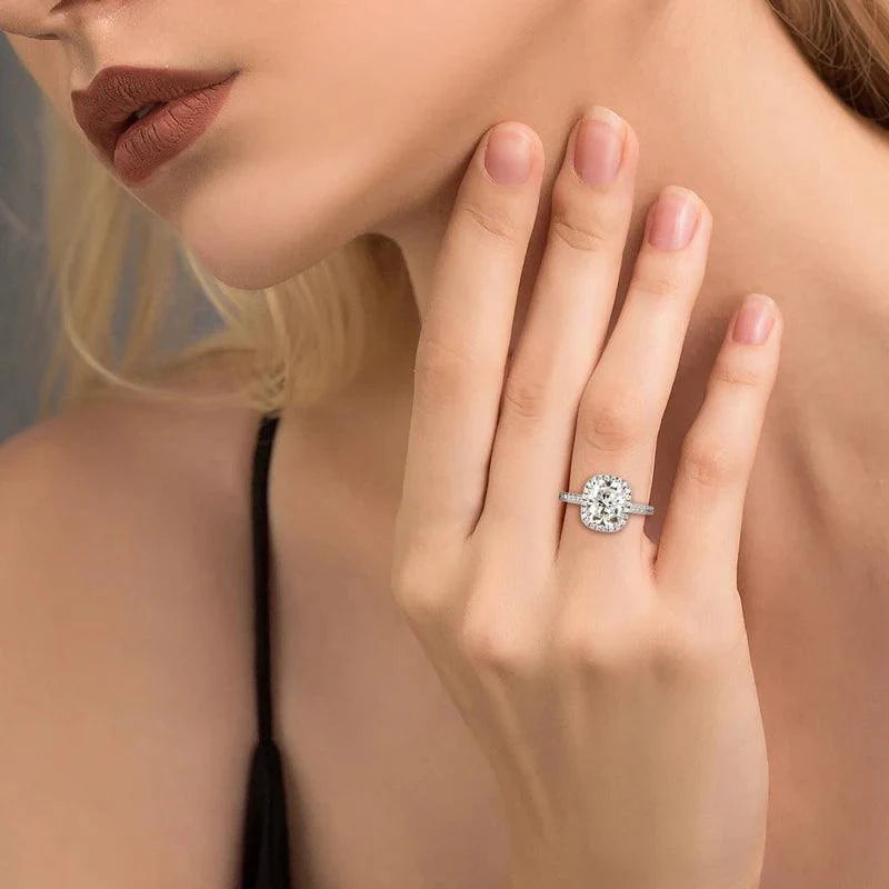 Halo Engagement Ring