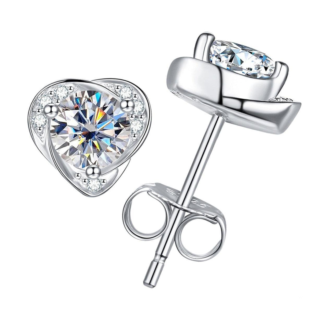 Heart Love Stud Earrings