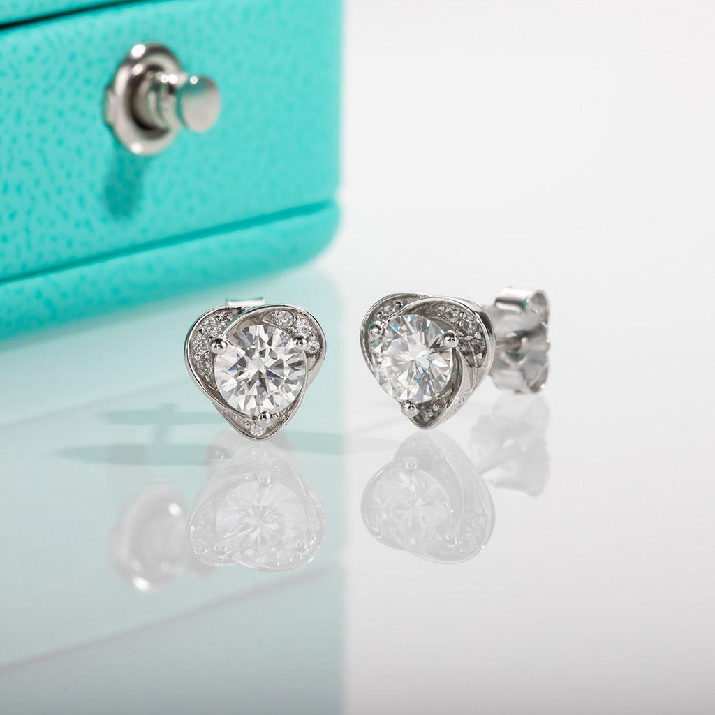 Heart Love Stud Earrings