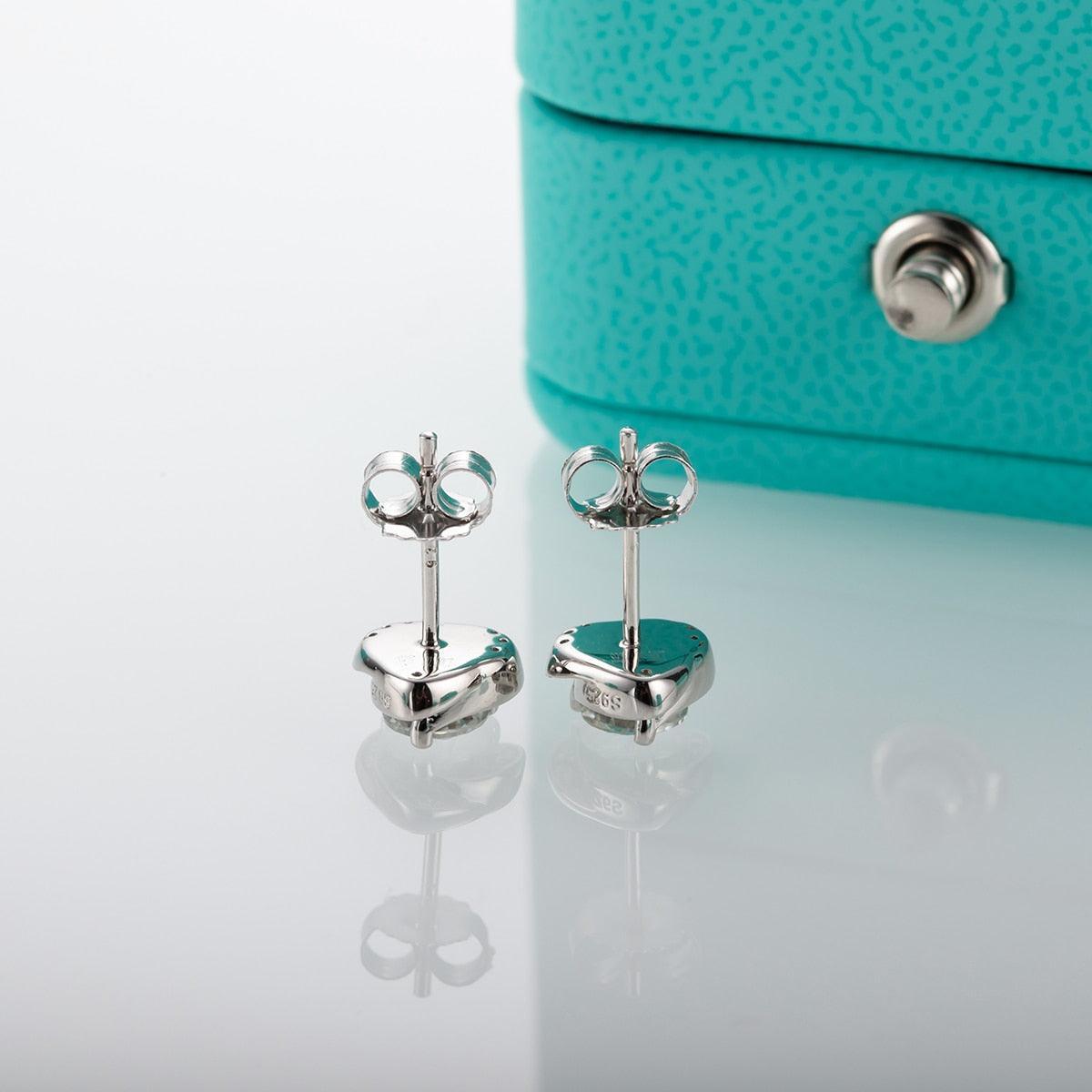 Heart Love Stud Earrings
