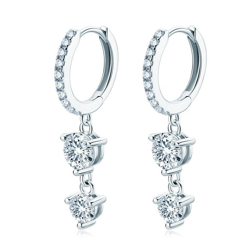 Hoop Pendant Earrings