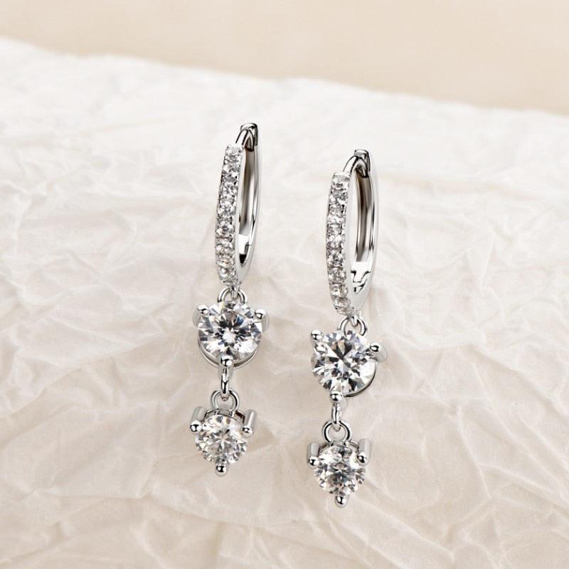Hoop Pendant Earrings