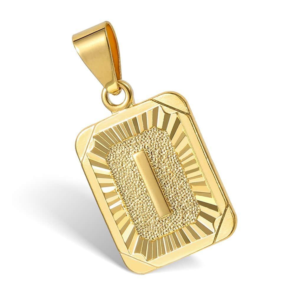 Letter Pendant Cuban Chain