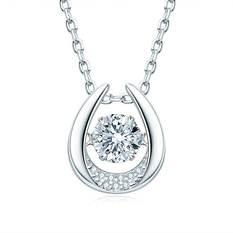 Lucky Horseshoe Pendant Necklace