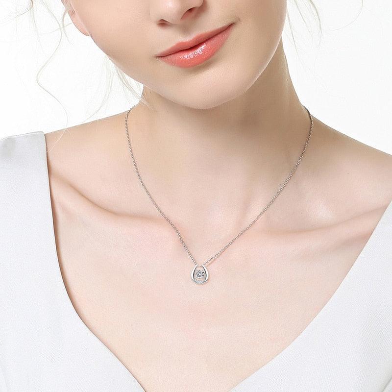 Lucky Horseshoe Pendant Necklace
