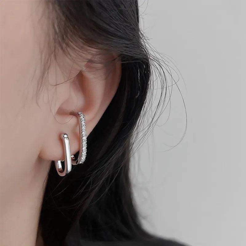 Luxurious U-Shaped Cuff Earrings