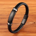 Trendy Men's Leather Bracelet