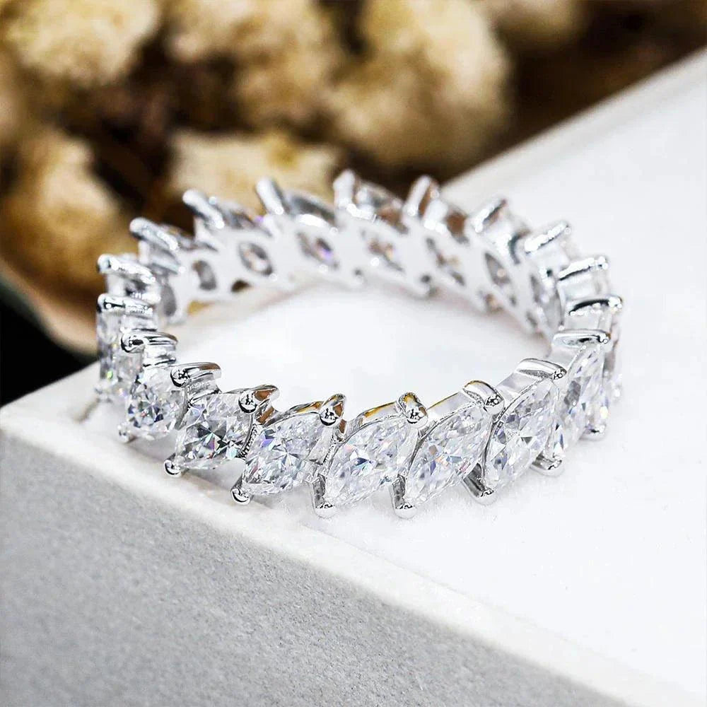 Marquise Infinity Ring