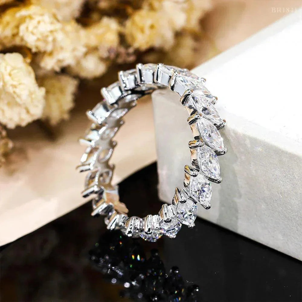 Marquise Infinity Ring