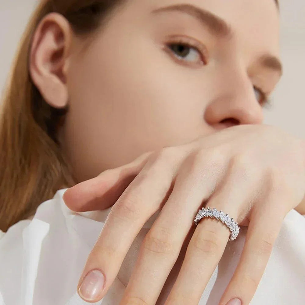 Marquise Infinity Ring