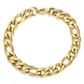 Men's Gold Silver Color Bracelet Link