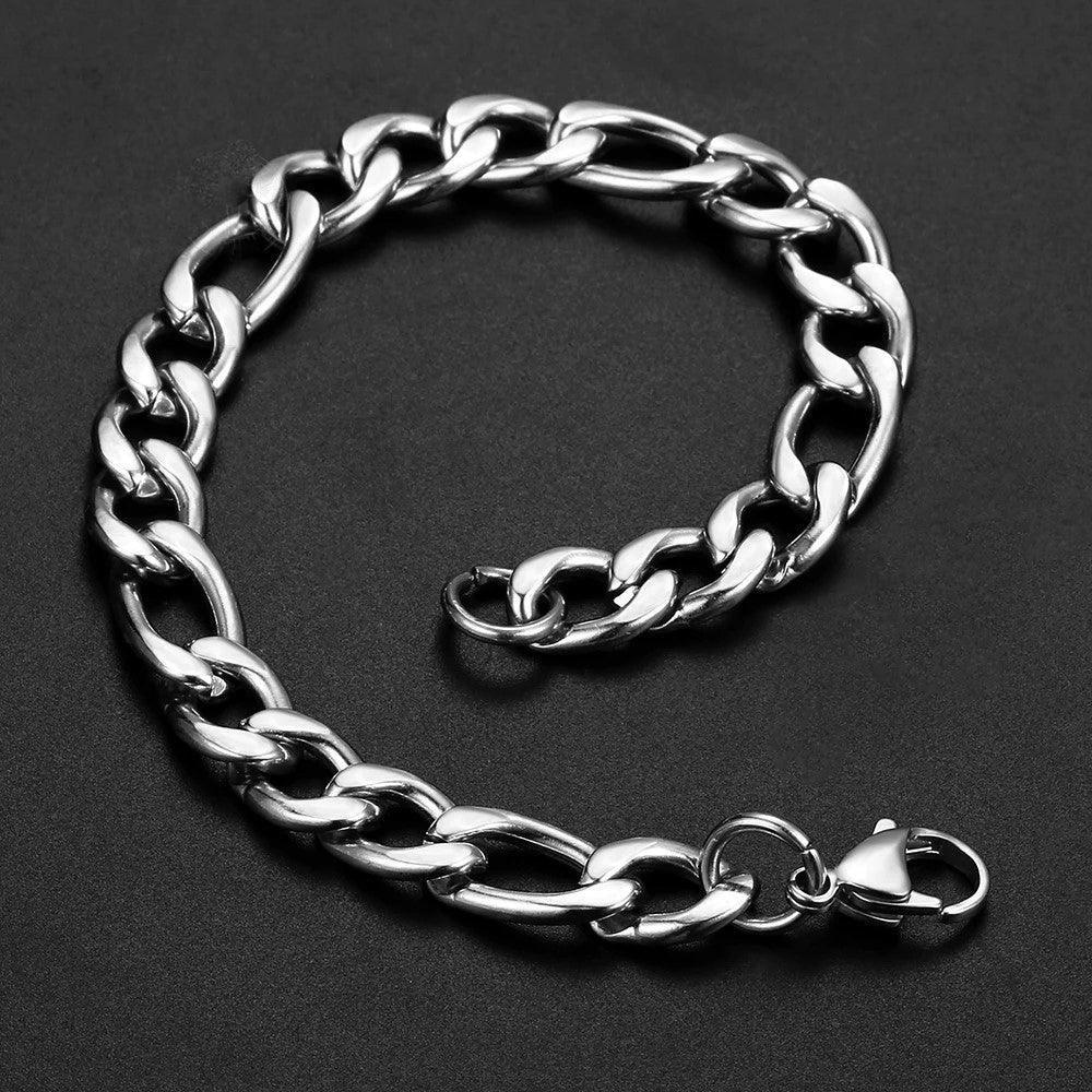 Men's Gold Silver Color Bracelet Link