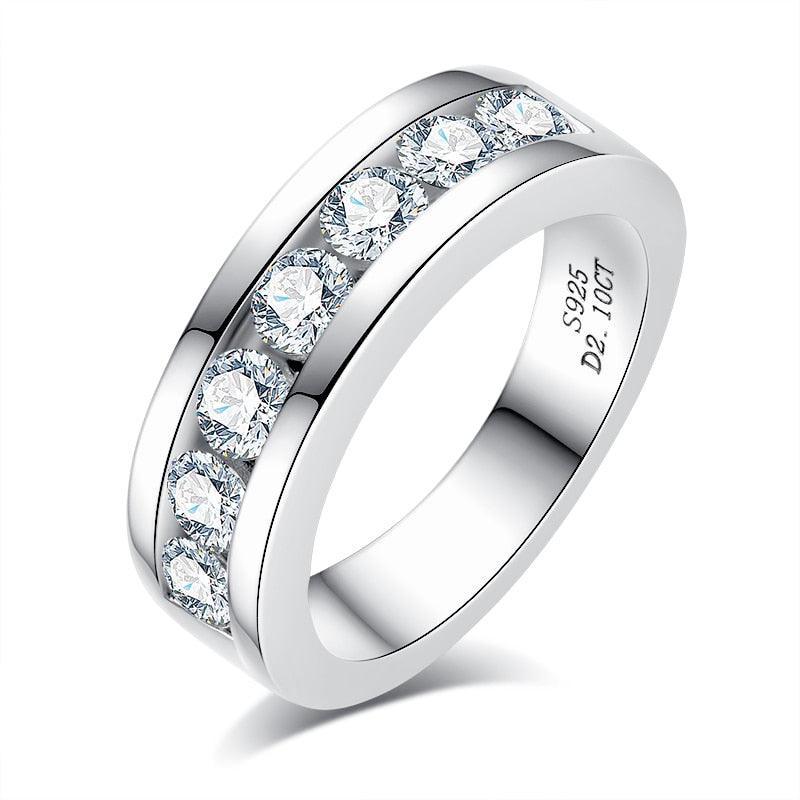 Men's Moissanite Band Ring
