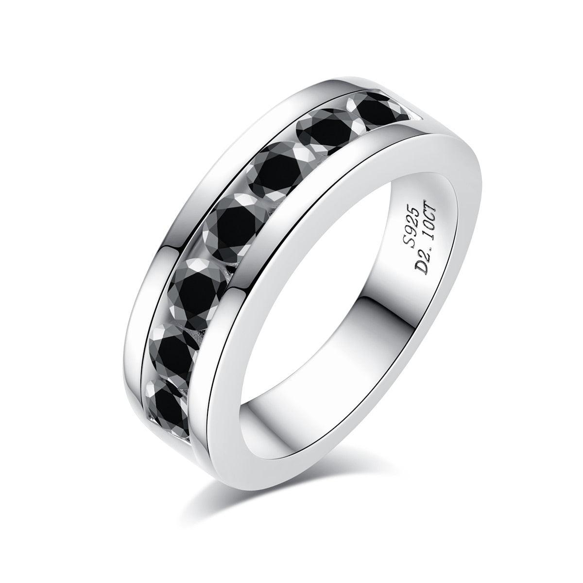 Men's Moissanite Band Ring