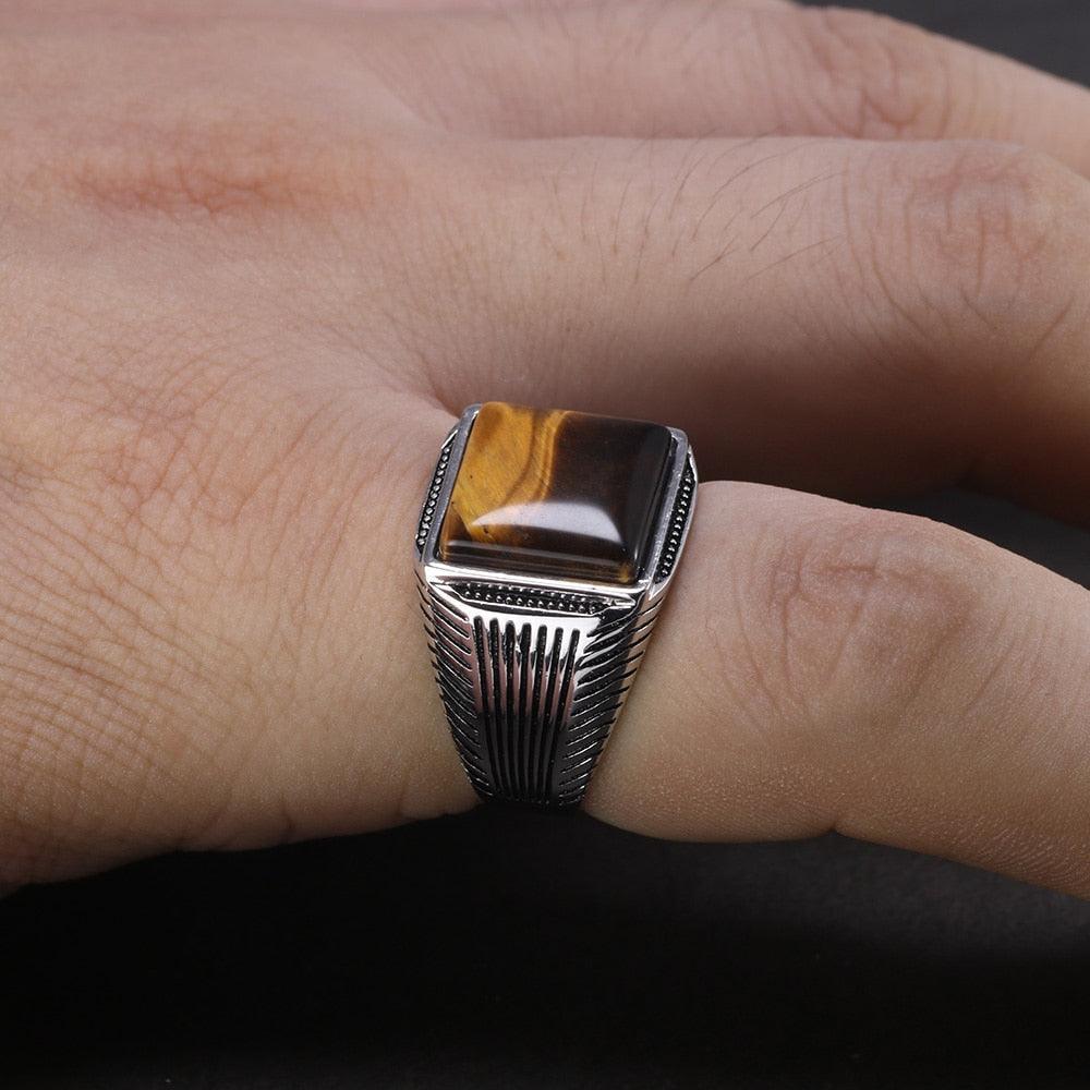 Men's Tiger Eye Ring