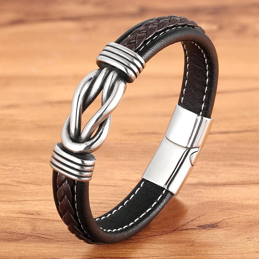 Men's Trendy Leather Bracelet