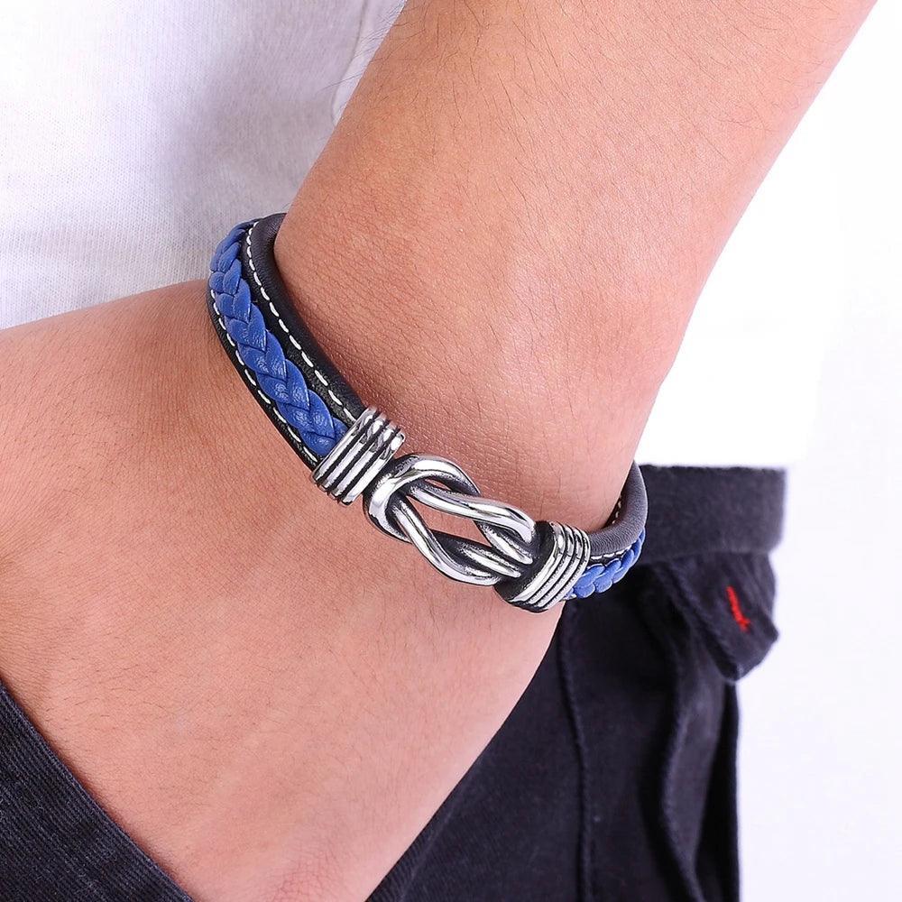 Men's Trendy Leather Bracelet