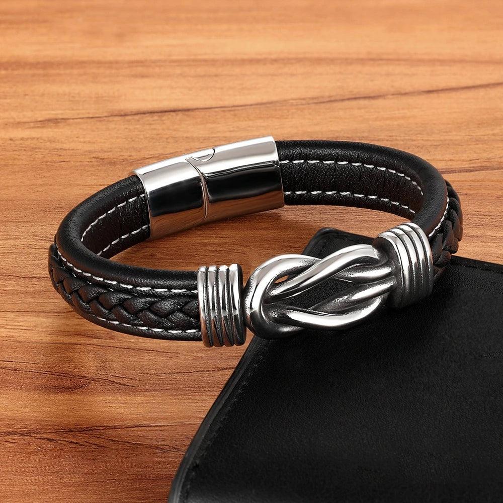 Men's Trendy Leather Bracelet