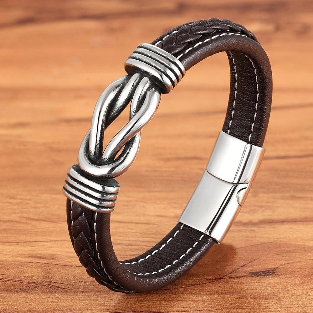Men's Trendy Leather Bracelet