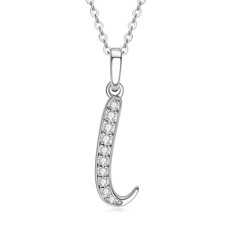 Moissanite Name Necklace A-Z