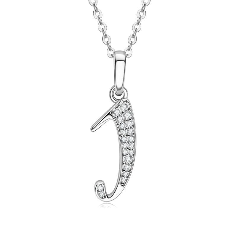 Moissanite Name Necklace A-Z