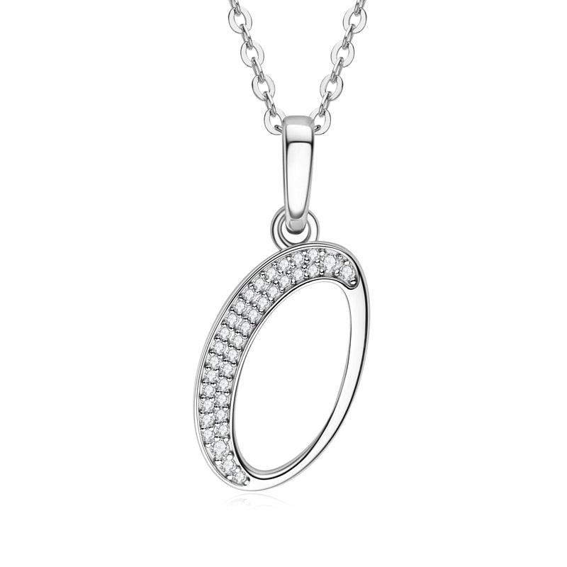 Moissanite Name Necklace A-Z