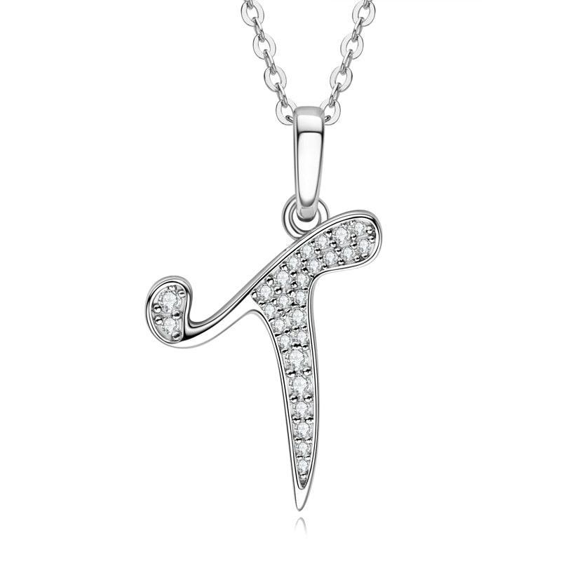 Moissanite Name Necklace A-Z