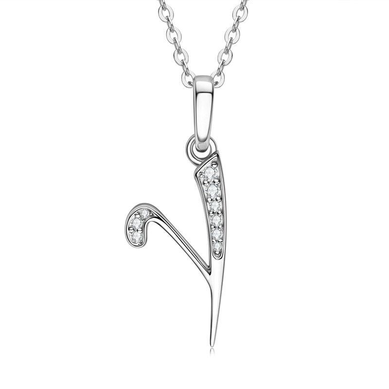 Moissanite Name Necklace A-Z