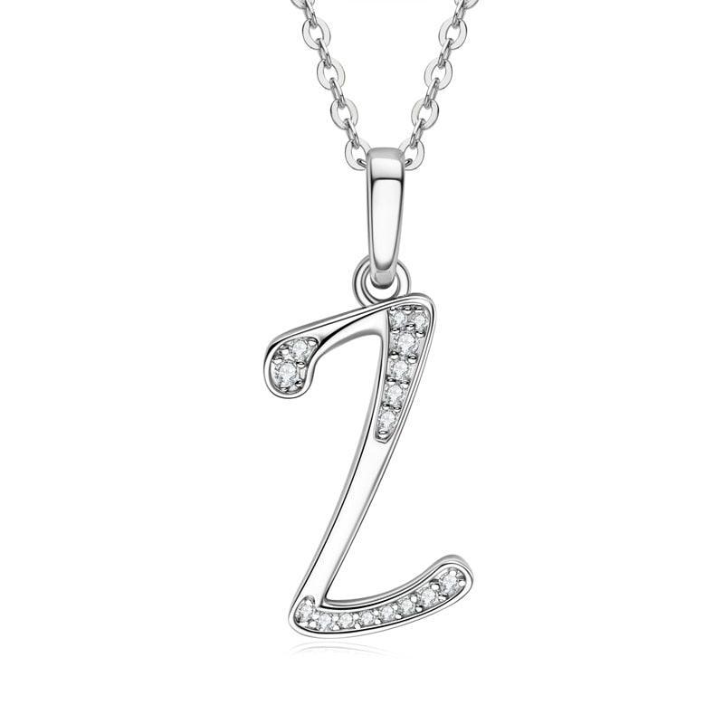 Moissanite Name Necklace A-Z